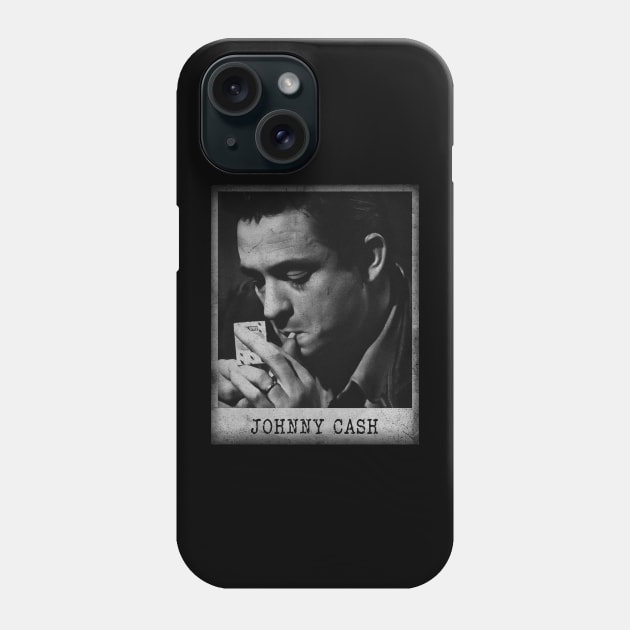 Johnny Cash // Minimalist Fanart Tribute Phone Case by j.adevelyn