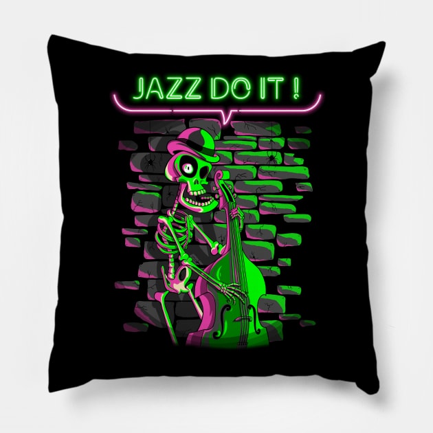 Jazz do it! Pillow by Insomnia