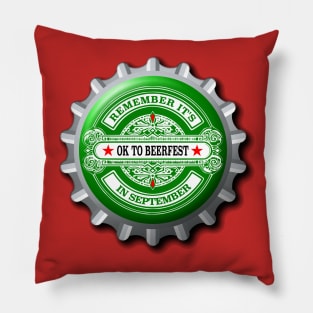 Ok To Beerfest Pillow