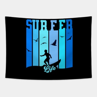 Surfer Love Tapestry