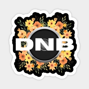 DNB - Bass Flowers Magnet