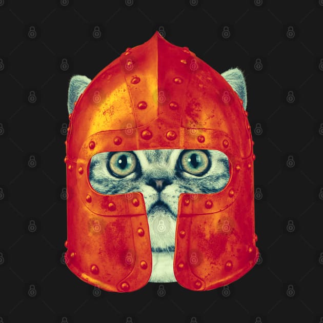 Medieval Cat Knight by FullOnNostalgia