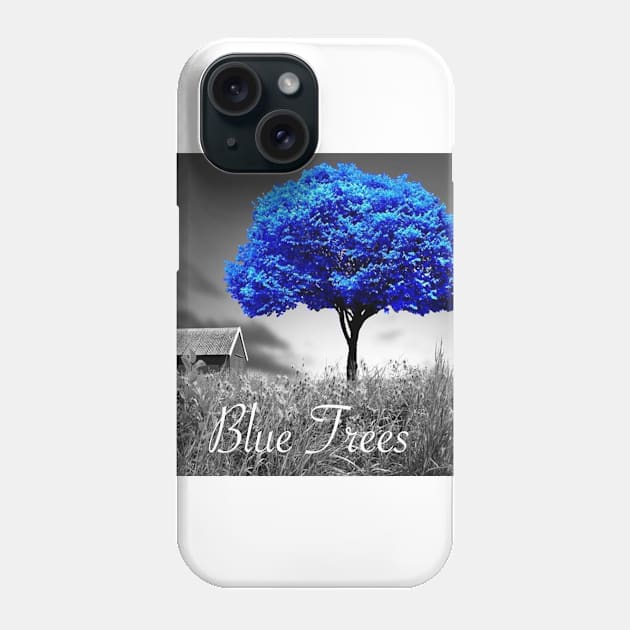 Blues Trees Phone Case by __offline__