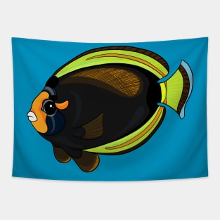 Black Butterflyfish Tapestry