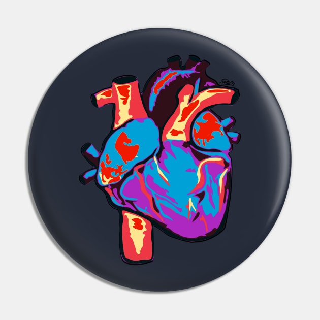 Heart 1 Pin by EshiPaints