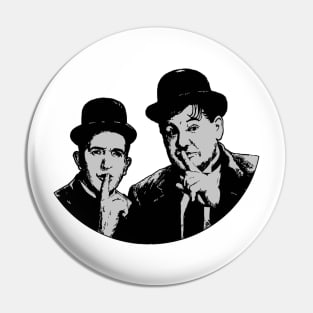 laurel & hardy Pin