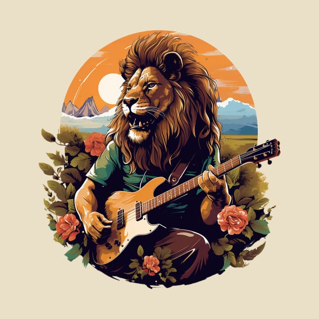 lion guitarist by lets find pirate