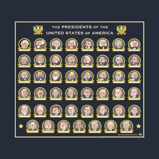 President of the United States Chart T-Shirt