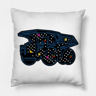 Dump Truck Pacman Pillow