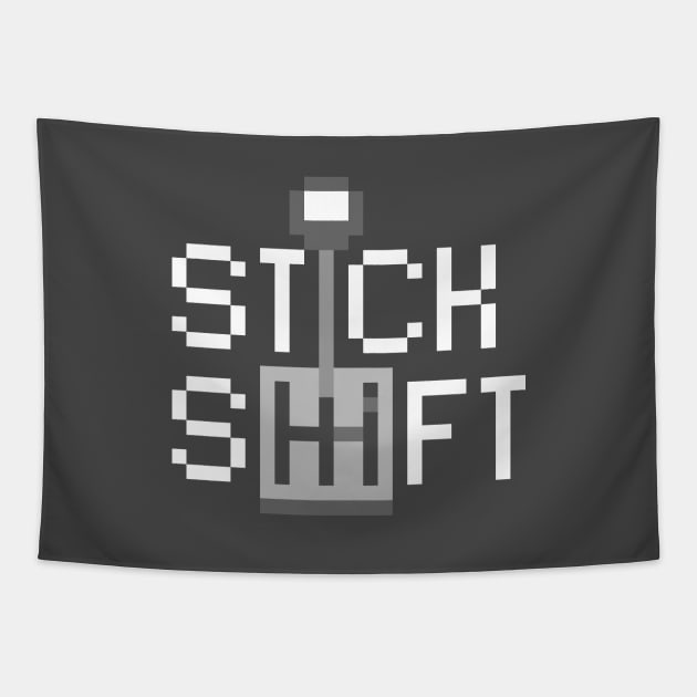 Stick Shift v2 Tapestry by Enzai