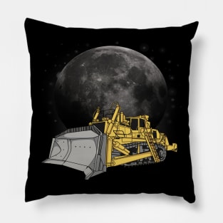 Dozer In Space Pillow