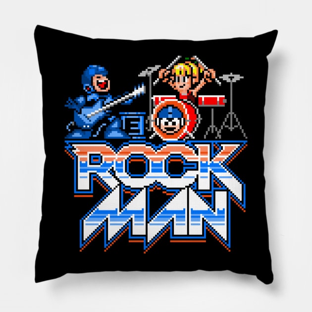 Rock, Man! Pillow by BiggStankDogg