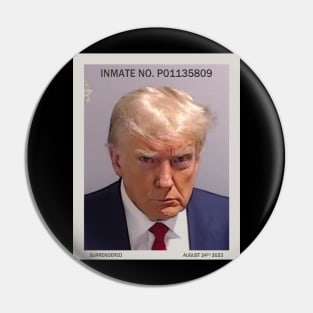 Trump Mugshot Inmate Number Pin