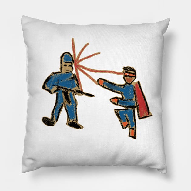 The Last Of Us - Super Sam Laser Pillow by Digital Threads