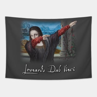 Dabbing Mona Lisa Tapestry