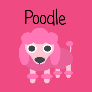 Pink Fluffy Poodle T-Shirt