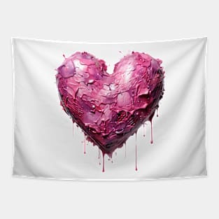 Heart Love Tribute - band love music valentine Romantic Love Valentines Day Tapestry