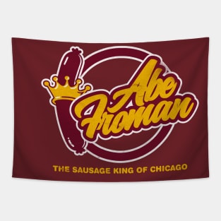 The Sausage King Of Chicago Distressed Tapestry