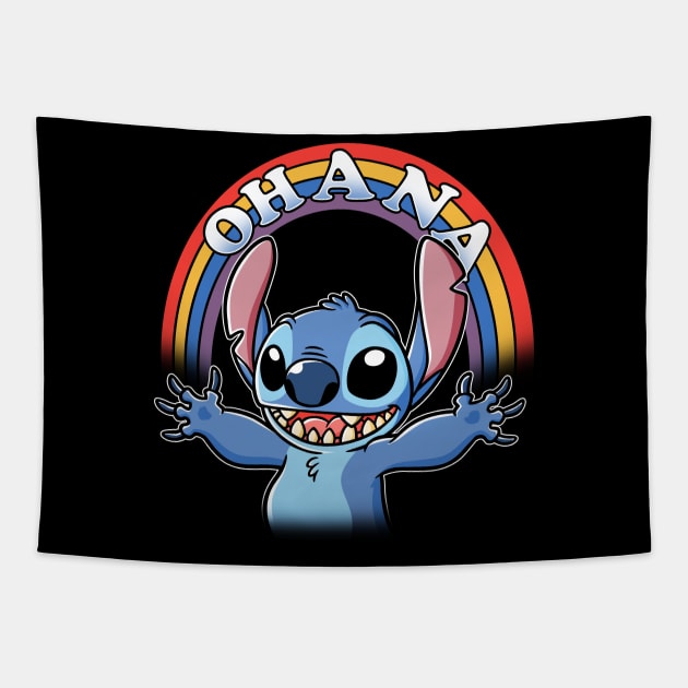 As Long As We Have Ohana Tapestry by Barbadifuoco