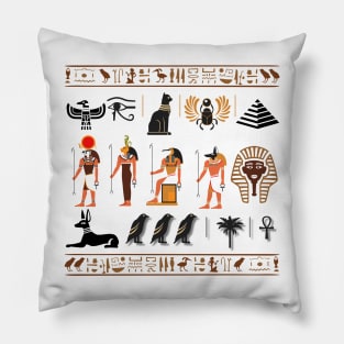 Sphinx and Pyramid Pillow