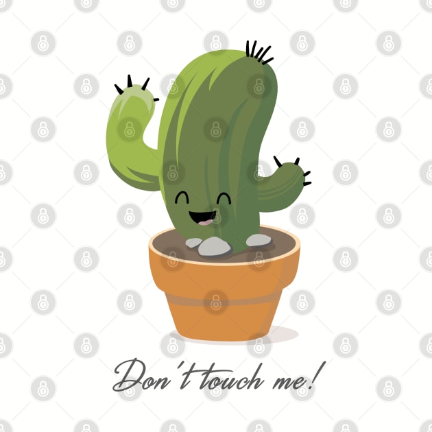 Don't touch me ! Vector Succulent Character by Arch4Design