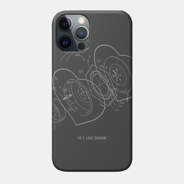 Love Schematics - Love - Phone Case