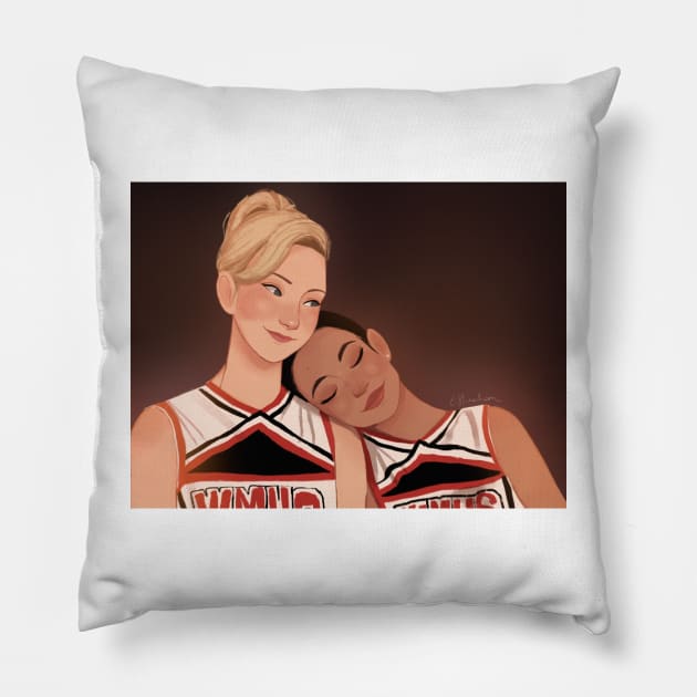 Brittana Pillow by curiousquirrel