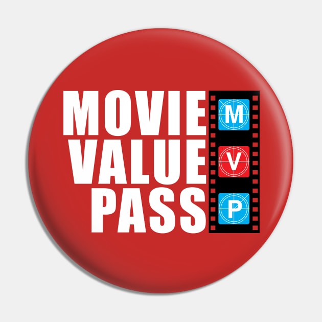Movie Value Pass MVP Retro Pin by TreemanMorse