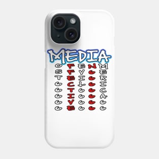 MEDIA Most Effective Devil In America Phone Case