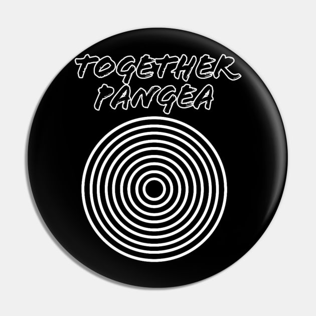 Together Pangean / Classic Circle Style Pin by Masalupadeh