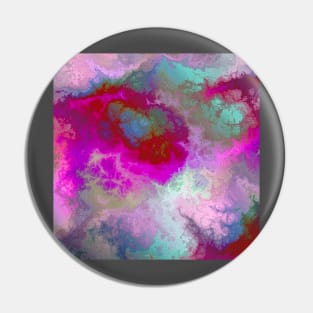 Hope and Prayers in a Pink Turquoise and Magenta Mist Pin