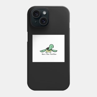 Save The Turtles Cute Sea Life Turtle Animal Social Distancing FaceMask Phone Case