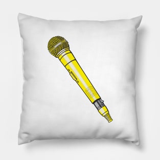 Microphone (Yellow Rose Colorway) Analog / Music Pillow