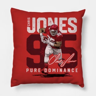 Chris Jones Kansas City Dominance Pillow