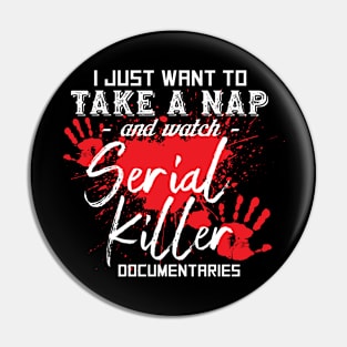 Handprints Funny Bloody Serial Killers Docs Pin