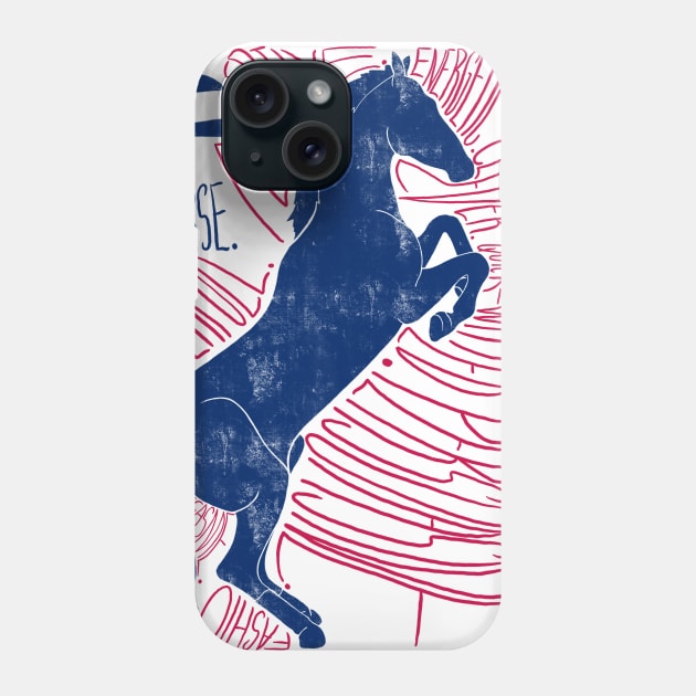 The Horse Shio Chinese Zodiac Sign Phone Case by Ranggasme