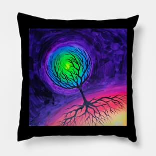 The tree and the shere Pillow