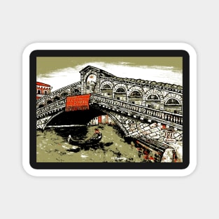 An iconic bridge. Magnet