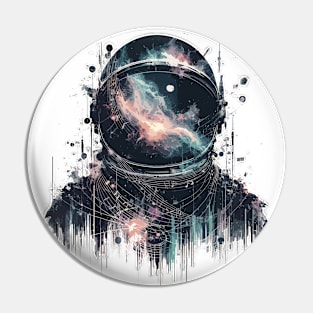 Dark Fantasy Music Spaceman Pin