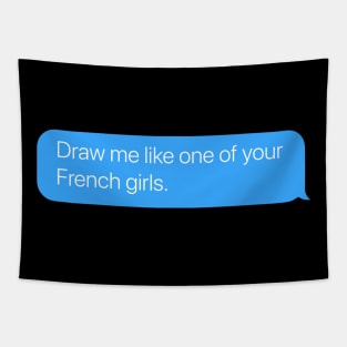 French Girls Tapestry