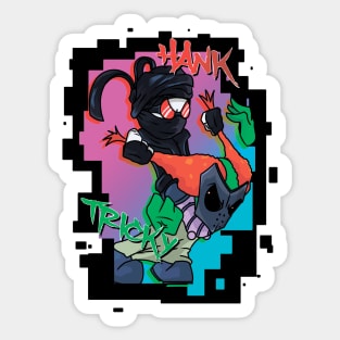 Madness Combat Hank J. Wimbleton (MC7) Sticker Sticker for Sale by  aimlessaxel