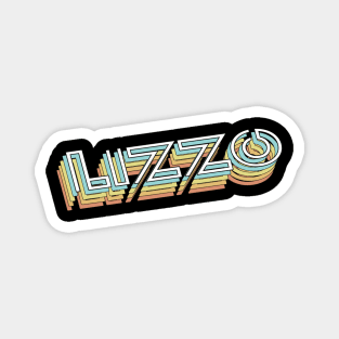 Lizzo Retro Typography Faded Style Magnet