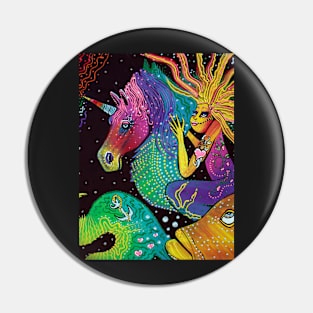 Ride The Rainbow Pin