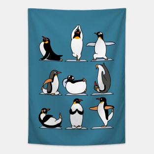 Penguin Yoga Tapestry