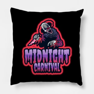 Midnight Carnival Evil Clown Pillow