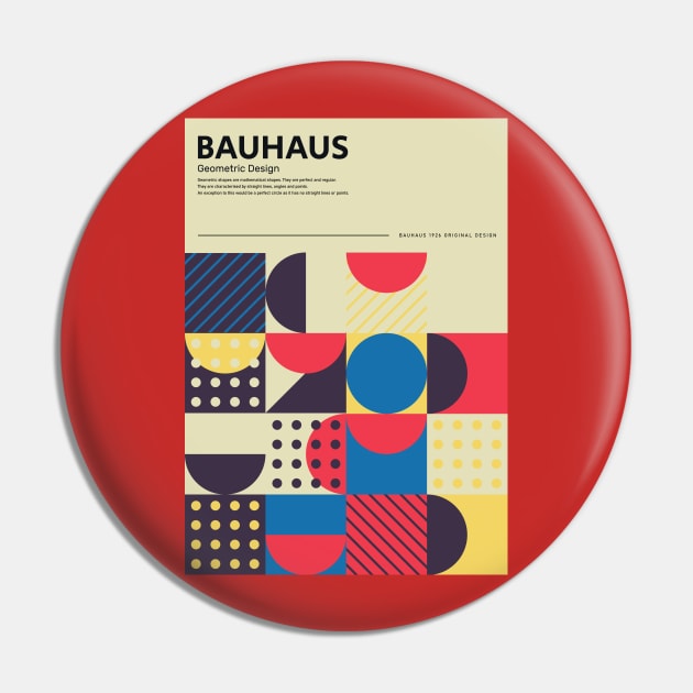 Bauhaus Pin by Gnawtees