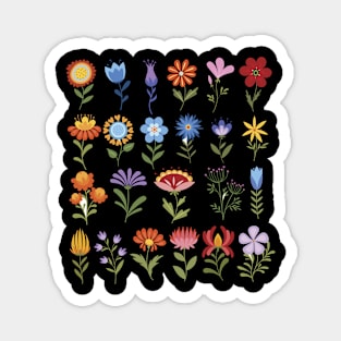 flower pattern Magnet