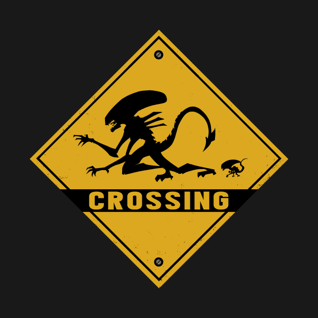 Alien Crossing by mrpsycho