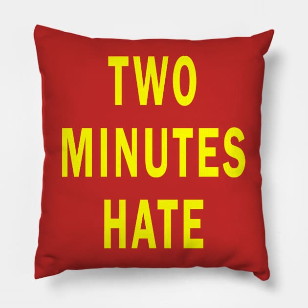 Two Minutes Hate from 1984 Pillow by Lyvershop