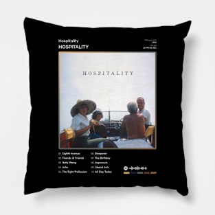 Hospitality - Hospitality Tracklist Album Pillow